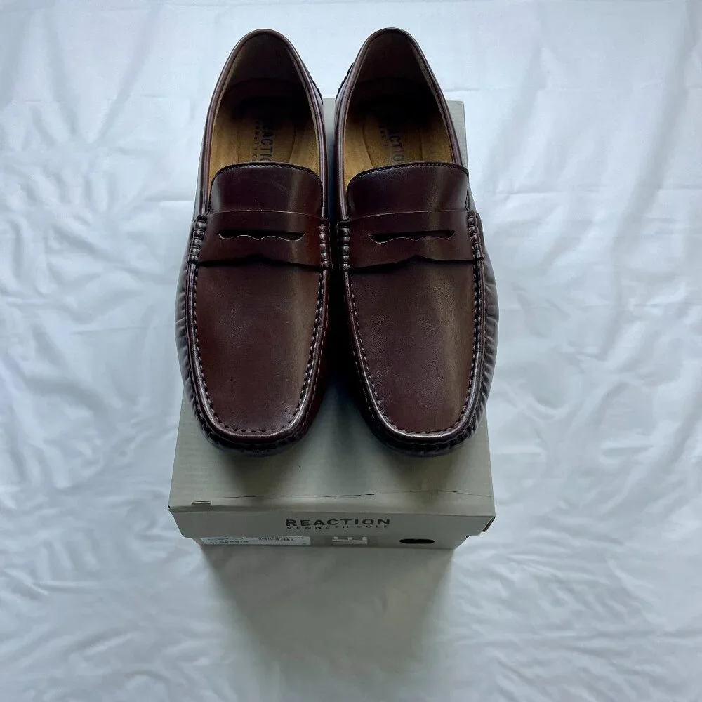 Brand new Kenneth Cole Reaction Men's Sergio Penny Driving Loafers Size 10